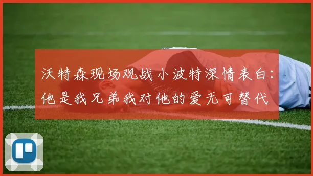 沃特森现场观战小波特深情表白：他是我兄弟我对他的爱无可替代